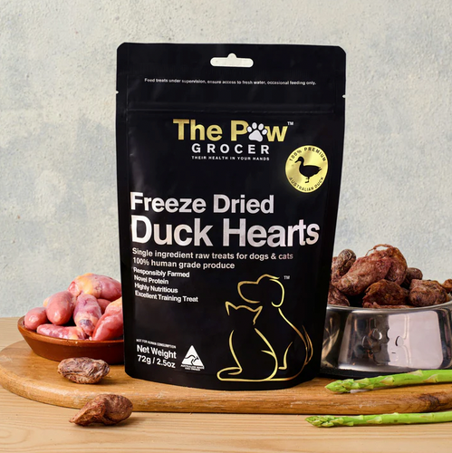 The Paw Grocer Freeze Dried Duck Hearts