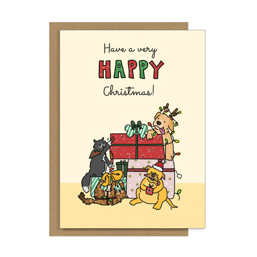 Happy Christmas Greeting Card