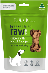 Bell and Bone Chicken With Broccoli And Ginger Freeze Dried Dog Treats