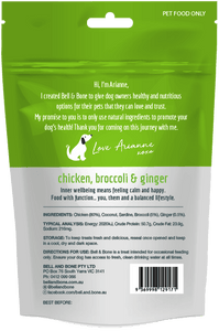 Bell and Bone Chicken With Broccoli And Ginger Freeze Dried Dog Treats