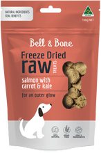 Load image into Gallery viewer, Bell and Bone Salmon With Carrot And Kale Freeze Dried Dog Treats