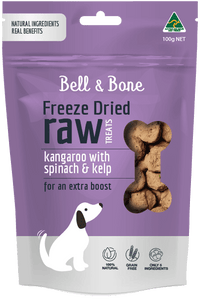 Bell and Bone Kangaroo With Spinach And Kelp Freeze Dried Dog Treats