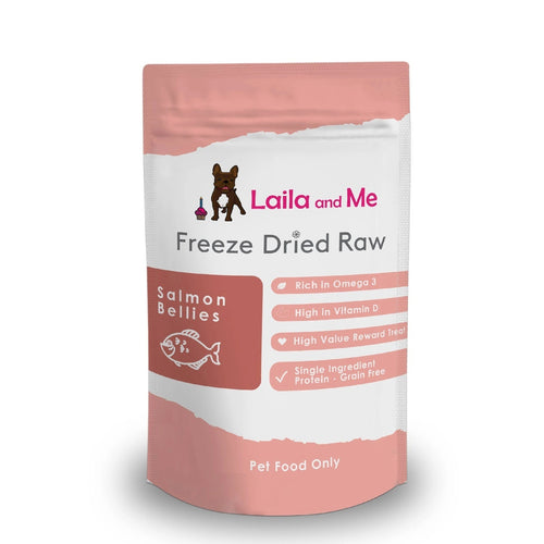 Laila and Me Freeze Dried Raw Salmon Bellies Treats