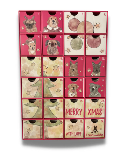Laila and Me Christmas 2022 Advent Calendar with Treats for Dogs