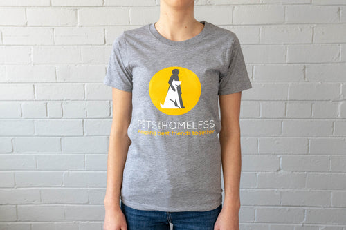 Pets Of The Homeless Horizontal Logo T-Shirt (Unisex)