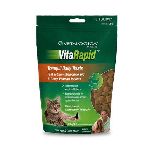 Vetalogica VitaRapid Tranquil Daily Treats for Cats